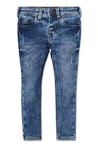 C&A Kinder Jungen 5-Pocket Jeans Super Skinny Stretch|Polyester|Baumwolle|Denim Jeans-blau 104