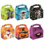 Cabilock 24Pcs Halloween Geschenkboxen Süßes oder Saures Schachteln Halloween Party Favor Geschenkboxen Geschenktüten Süßigkeiten Tüten Candy Bags Party-Geschenkschachteln Halloweendeko