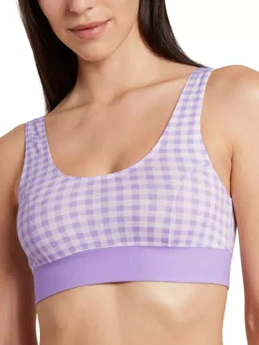 CALIDA Damen Elastic Trend BH, Blickdicht, digital Lavender