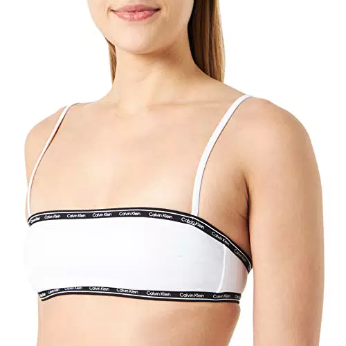 Calvin Klein Damen Bandeau Bikinioberteil Gepolstert