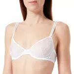 Calvin Klein Damen Demi-Cups BH Unlined mit Bügel, Weiß