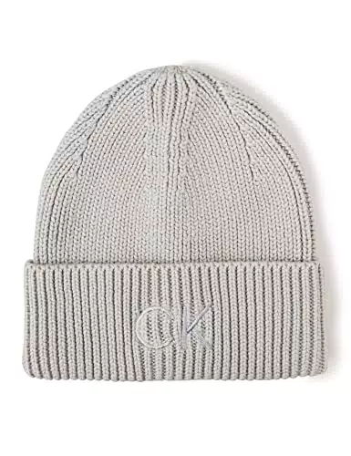 Calvin Klein Damen Essentials Beanie Mütze, Cement