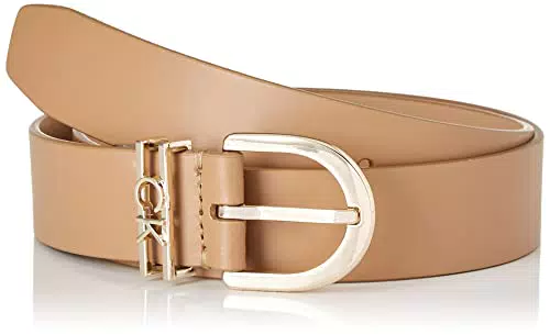 Calvin Klein Damen Must CK Loop Belt 30MM Gürtel, Safari Canvas