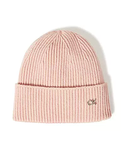Calvin Klein Damen Re-Lock Beanie Mütze, Braun, One Size