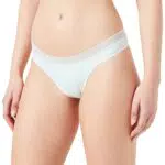 Calvin Klein Damen String Tanga, Grün, XL