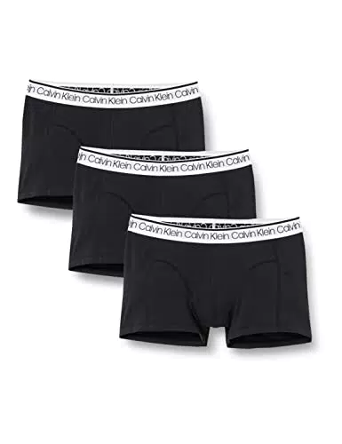 Calvin Klein Herren 3er-Pack Boxershorts Trunk 3 PK mit Stretch