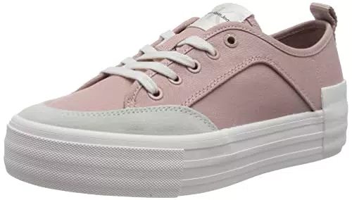 Calvin Klein Jeans Damen Vulcanized Sneaker Vulc Flatform Bold Irreg Lines Plateau