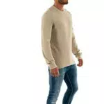 Calvin Klein Jeans Herren Waffle LS Tee L/S Strickoberteile
