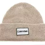 Calvin Klein Lux Wool Beanie Irish Cream