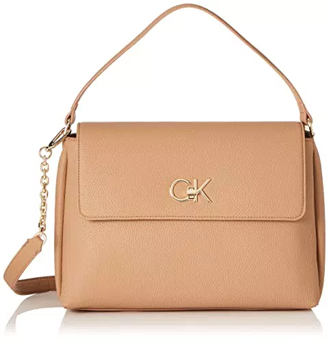 Calvin Klein Re-Lock With Flap PBL Safari Canvas
