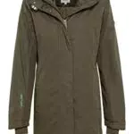 camel active Damen 310274/8f37 Coat, Dark Khaki, 48