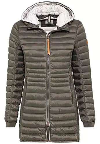 camel active Damen 320050/8e50 Jacket, Khaki, 36