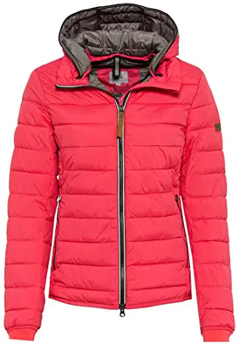 camel active Damen leichte Steppjacke mit abnehmbarer Kapuze Pink womenswear-34