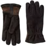 camel active Herren 408260/8G26 Leather Gloves, Asphalt