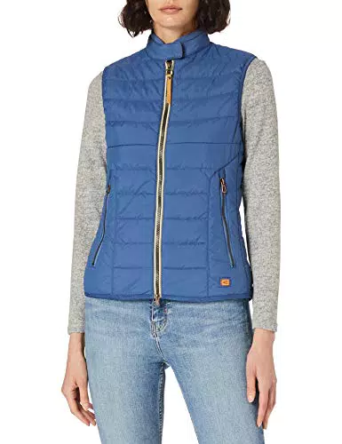 Camel Active Womenswear Damen 3608105R48 Weste, Blau