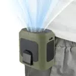 Carastek Tragbarer Taillen-Clip-Ventilator, Mini USB Ventilator