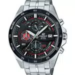 Casio Edifice Herren Massives Edelstahlgehäuse und Edelstahlarmband Uhrenarmband EFR-556DB-1AVUEF