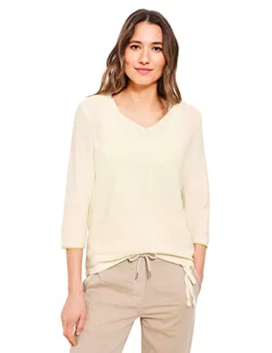 Cecil Damen B302319 Strickpullover, Raw Sand Beige, L