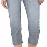 CECIL Damen B376012 3/4-Jeanshose, Mid Blue Used Wash
