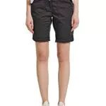 Cecil Damen B376478 Baumwollshorts, Carbon Grey, 34