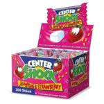 Center Shock Jumping Strawberry, Box mit 100 Kaugummis