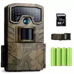 CEYOMUR Wildkamera, 30MP HD Wildkamera mit Bewegungsmelder Nachtsicht