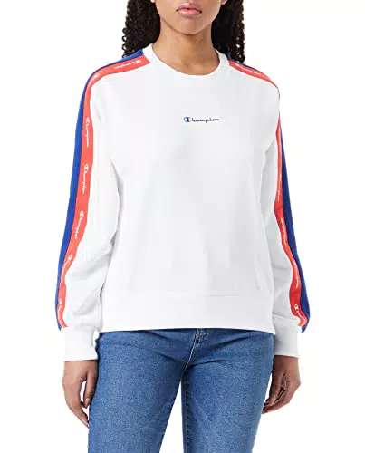 Champion Damen Legacy Heritage Block Powerblend Boxy Crewneck Hoodie