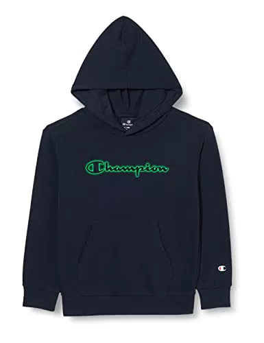Champion Jungen Legacy Neon Spray-Powerblend Logo Hooded Sweatshirt