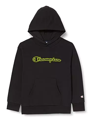 Champion Kinder und Jugendliche Legacy Neon Spray-Powerblend Logo Kapuzenpullover
