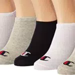 Champion Unisex Core 6PP Sneaker Freizeitsocken, Hellgrau Meliert