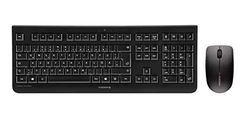 CHERRY DW 3000, kabelloses Multimedia Tastatur- und Maus-Set