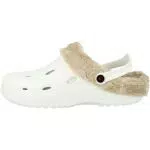 chung shi Unisex Dux Winter Clogs, Weiss/Natur,