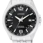 CITIZEN Herren Analog Quarz Uhr mit Edelstahl Armband CB0010-88L