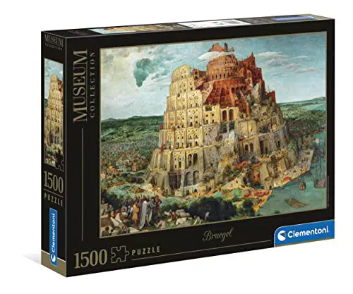 Clementoni - 31691 - Museum Collection Puzzle - Babel Tower - Puzzle 1500 Teile ab 14 Jahren
