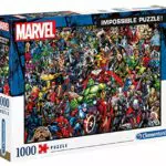 Clementoni 39411 Marvel Universe 1000 Teile, Impossible Puzzle