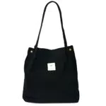 Cloele Umhängetasche Damen Cord Rosa Tasche mit Innentasche Groß Damen-Schultertasche Shopper für Uni Arbeit Reisen und Einkaufen