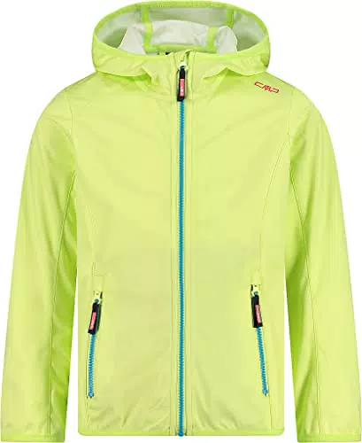CMP Mädchen Fixed Hood Softshelljacke, Citric, 98