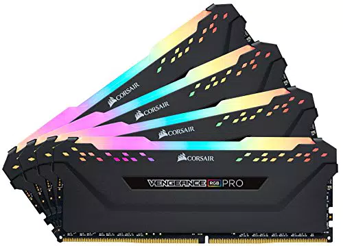 Corsair Vengeance RGB PRO 32GB DDR4 3200MHz C16 XMP 2.0 Enthusiast RGB LED-Beleuchtung Speicherkit - schwarz