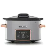 Crock-Pot Digital-Schongarer Slow Cooker mit Scharnierdeckel