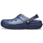 Crocs Unisex Classic Lined Clogs, Navy/Charcoal, 49/50 EU