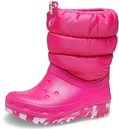 Crocs, Winter Boots, pink