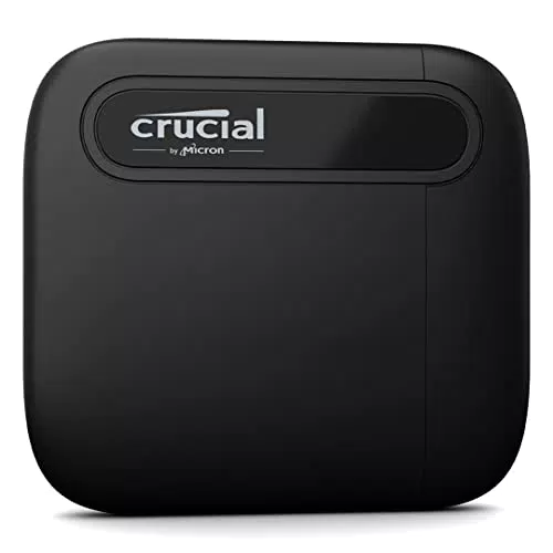 Crucial X6 4TB Externe SSD Festplatte, bis zu 800MB/s