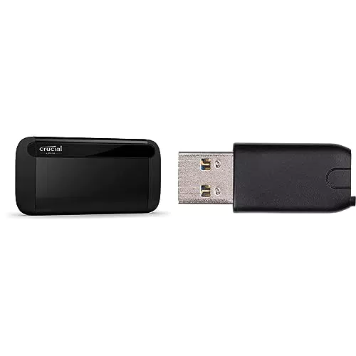 Crucial X8 4TB Externe SSD Festplatte, bis zu 1050MB/s