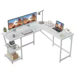 CubiCubi Groß Schreibtisch 150 x 120 cm Eckschreibtisch l Form
