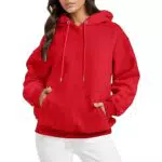 Damen Kapuzenpullover Hoodie Oversized Y2K Sweatshirt Farbvarianten Kapuzenjacke Kapuzenpulli mit Taschen und Kapuze Langarm Sweatjacke Sport Style Casual Fitness Training Oversized Herbst Winter