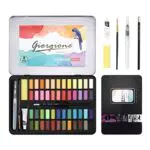 DazSpirit 48 Aquarell Farbkasten, Aquarellfarben Wasserfarben Set