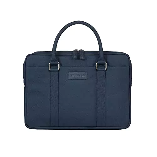 dbramante1928 - Stelvio Laptoptasche 14 Zoll - Blau Laptop Tasche - Aktentasche Herren Notebook Tasche Tasche - Business Tasche für Männer & Frauen - Laptop Bag 100% Recyceltem Kunststoffmaterial