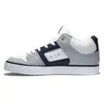 DC Shoes Herren Pure Mid Sneaker, White/Grey/ORANGE
