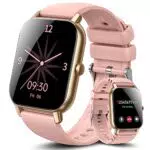 Ddidbi Smartwatch Damen mit Telefonfunktion, 1.85 Zoll Touchscreen Fitnessuhr