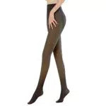 DeaAmyGline Strumpfhosen Damen Winter - Thermo Strumpfhose Damen Thermostrumpfhose Fleece Gefütterte Gefälschte Durchscheinend Beine Abnehmen Warme Leggings Thermostrumpfhosen für Damen